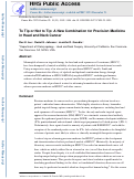 Cover page: To Tip or Not to Tip: A New Combination for Precision Medicine in Head and Neck Cancer.