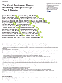 Cover page: The Use of Continuous Glucose Monitoring to Diagnose Stage 2 Type 1 Diabetes.